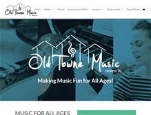 Tablet Screenshot of oldtownemusichelena.com